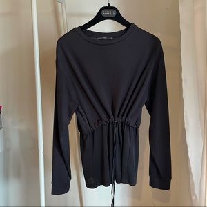 Zara black adjustable long sleeve size small